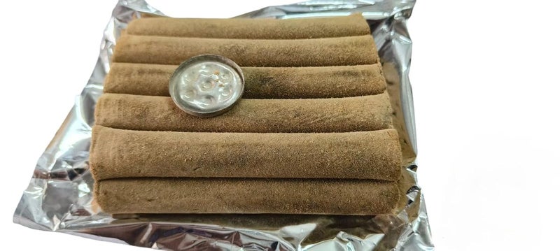 V VIDHAN VIDHAN Premium Organic Flora Brown Wet Dhoop 220g Each Upasna - Image 3