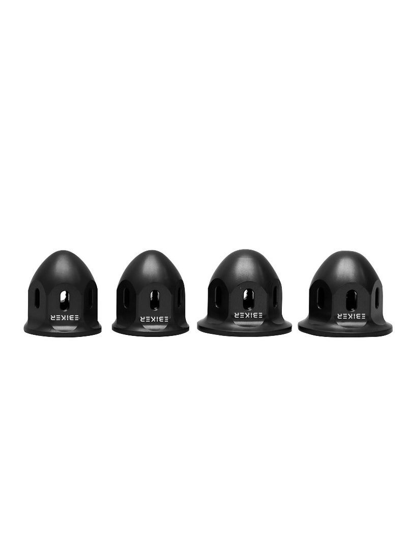 Generic Wear Resist and corrosion 4 PCS Front Spindle Nuts For Yamaha RAPTOR 700 Black  - Image 1