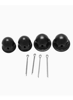 Generic Wear Resist and corrosion 4 PCS Front Spindle Nuts For Yamaha RAPTOR 700 Black  - Image 2
