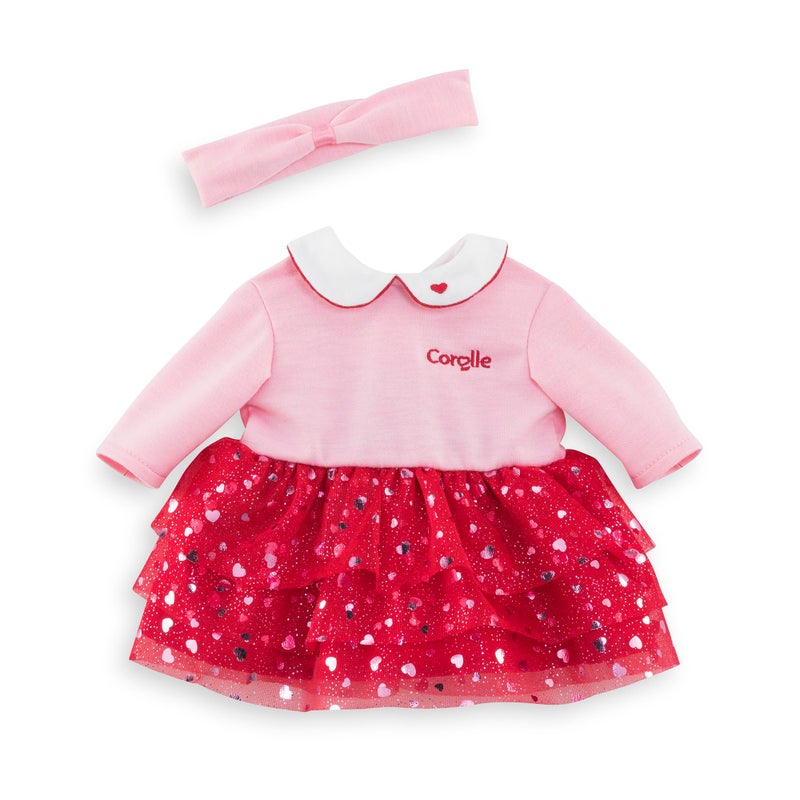 Corolle Dress and Headband Petals of Hearts Clothes for Doll 36 cm from 2 Years 9000141590 - Image 3