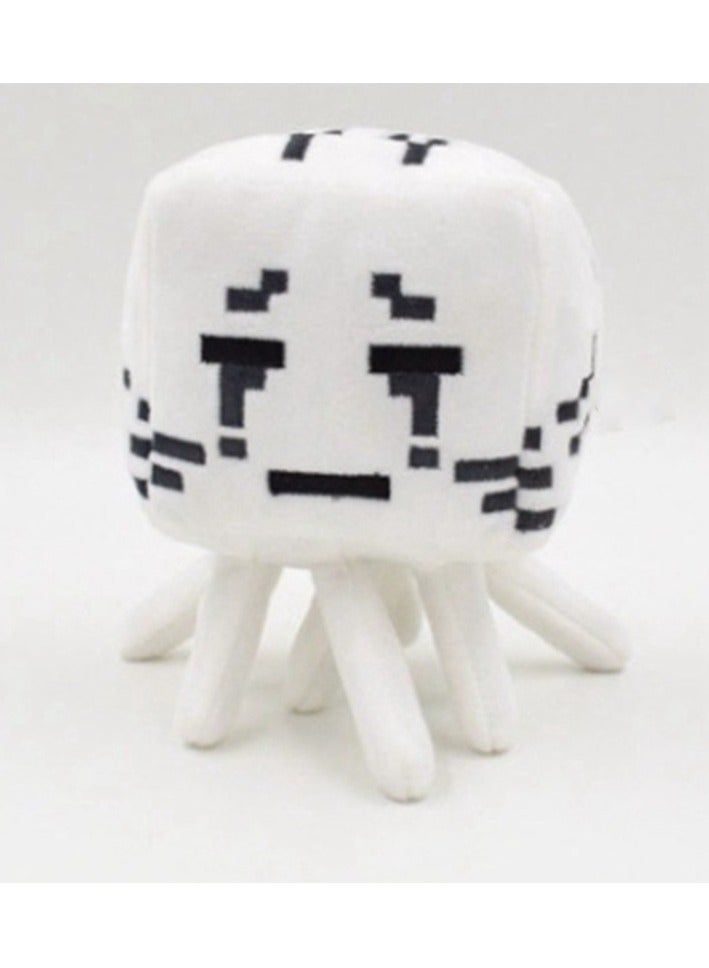 Minecraft Ghost Design Cute Plush Stuffed Toy 15cm Soft Stuffed Pillow Stuffed Toy Stitch Plush Toy Figure Doll For Kids And Adults Great Birthday Stuffers For Boys and Girls