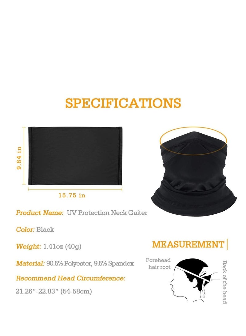 Y&D Cooling Gaiter Lightweight Thin Neck Summer Protection from Sun, Surf, Wind and Moisture Face Mask Headwear Headband Bandana for Outdoor Sport  - Image 2