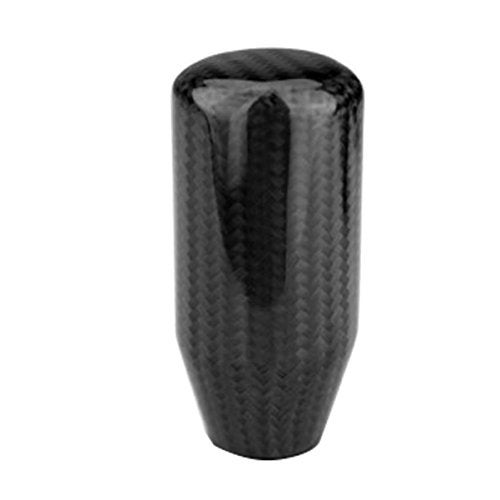 Sakali Universal Carbon Fiber Manual or Automatic Car Gear Shift Knob Shifter Lever Black - Image 1