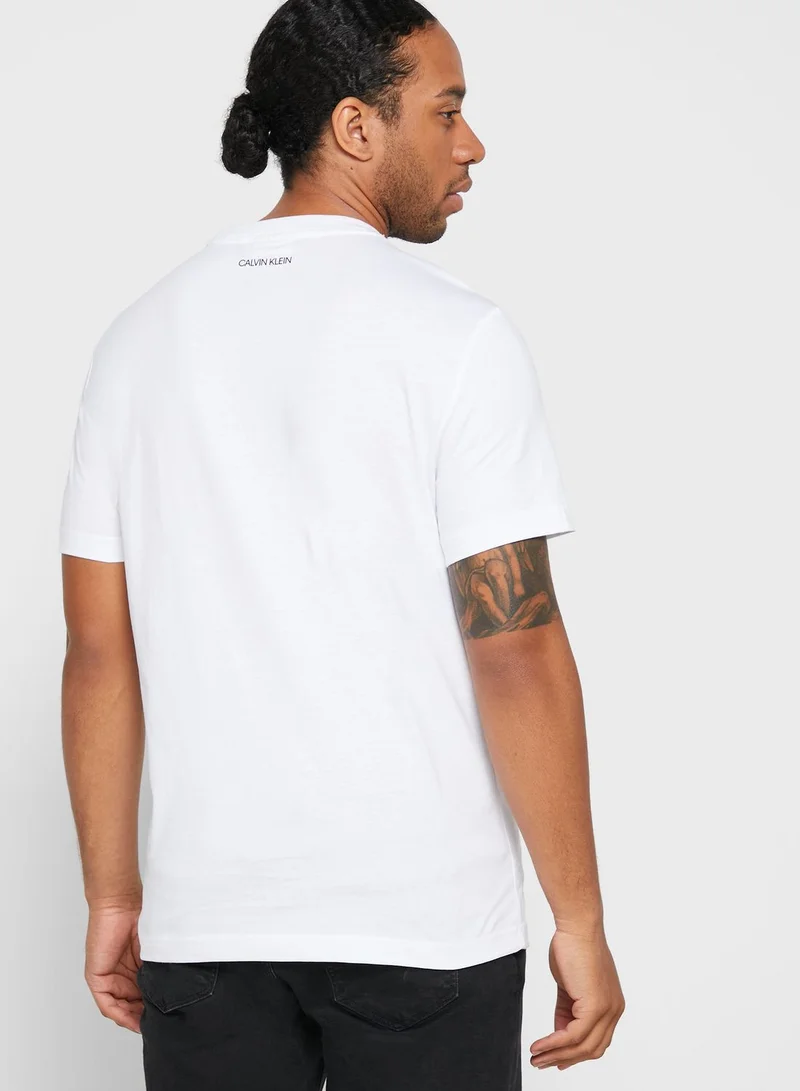 CALVIN KLEIN Logo Crew Neck T-Shirt