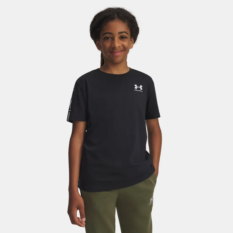 اندر ارمر Kids' Sportstyle Taped T-Shirt