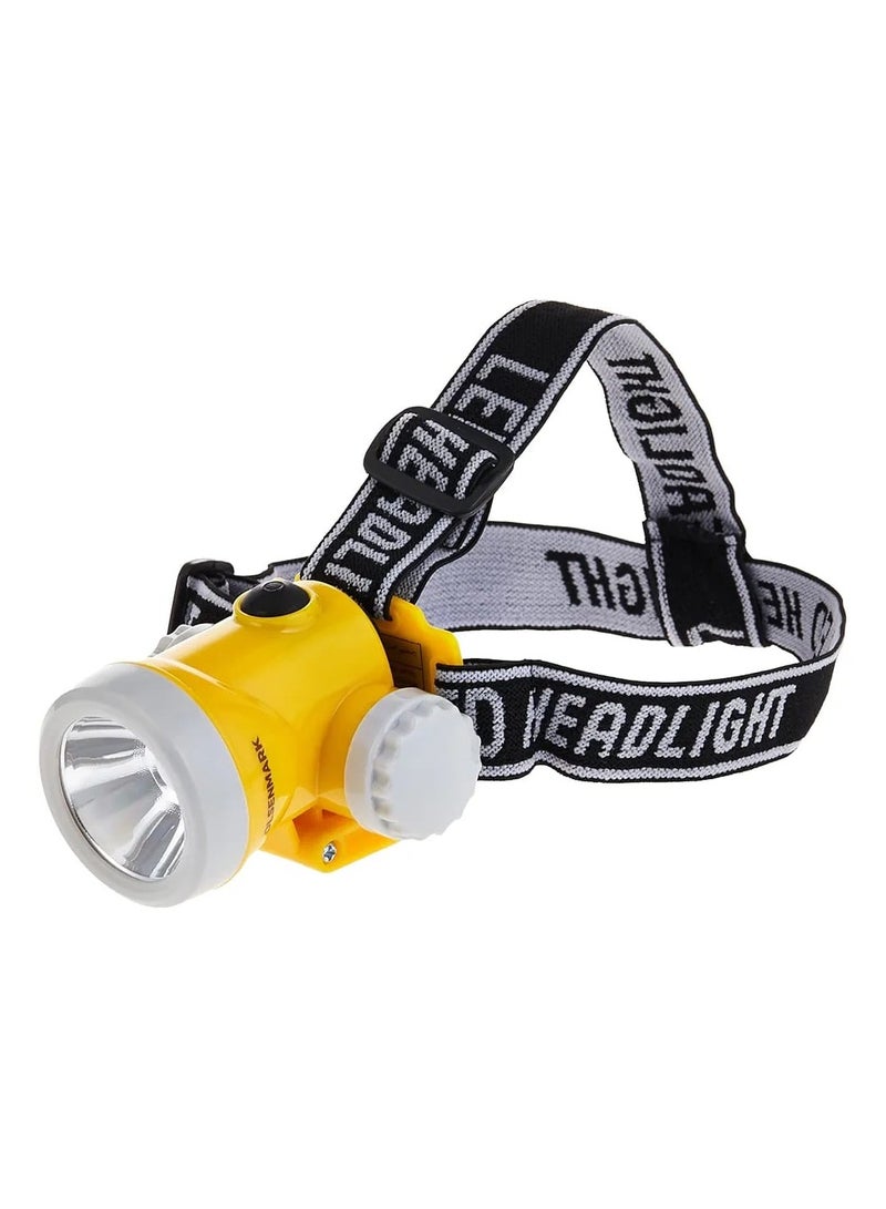 أولسنمارك مصباح أمامي LED قابل لإعادة الشحن Olsenmark OMSL2720: حل إضاءة متين ومريح مثبت على الرأس للمهام والمغامرات اليومية - Image 1