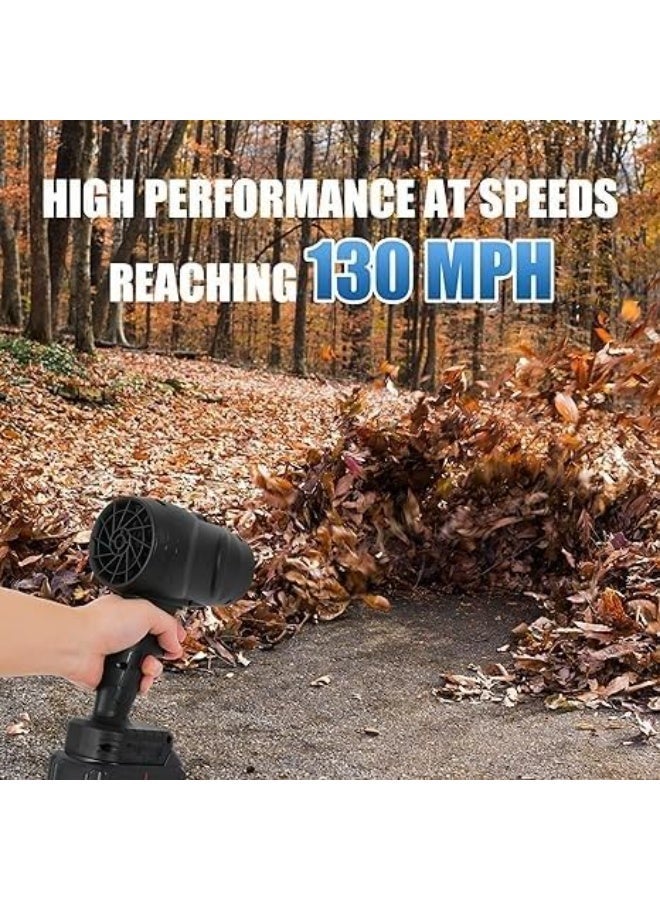 Cordless Rechargeable Handheld Blower – Portable High-Speed Air Blower for Dust, Leaves & Debris, Lightweight Cleaning Tool for Garden, Patio, Car & Home - Image 2