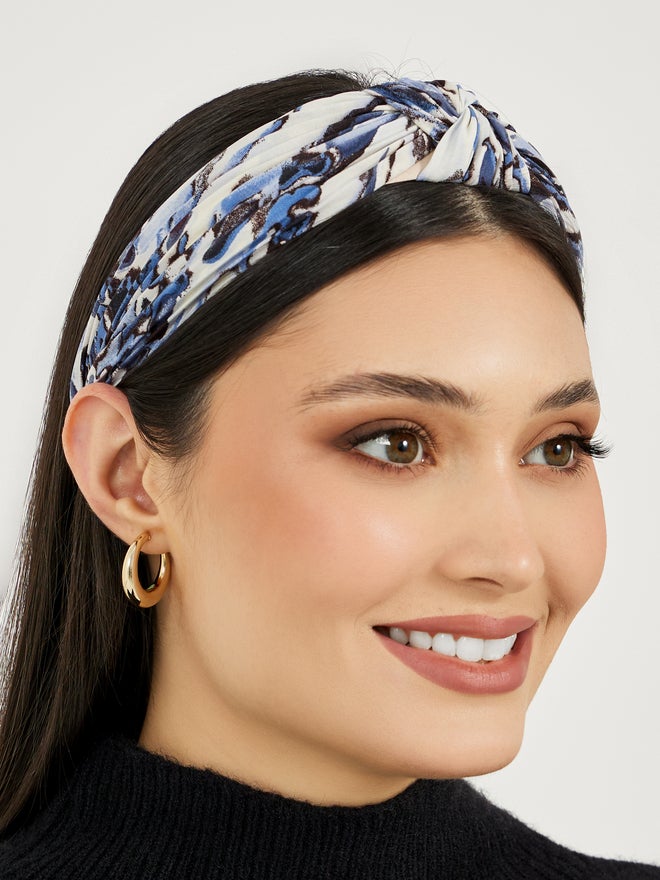 Styli Styli Set of 2 - Printed Knot Detail Headband  - Image 3