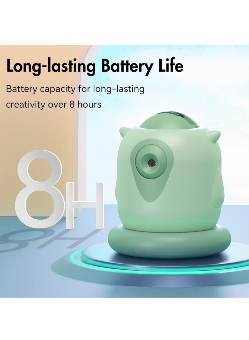 360 Degree Intelligent Mobile Phone Stabilizer - Camera Gimbal with AI Tracking, Portable Smartphone Stabilizer for Smooth Video Recording, Green  - Image 3