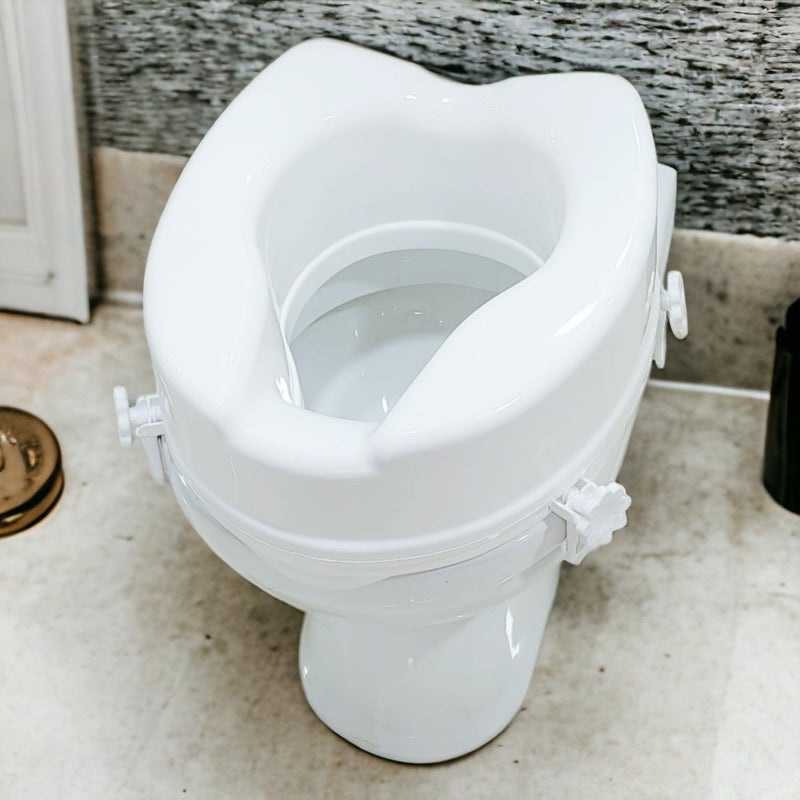 Madison Commod Elevator 6" Inch | Commod Raiser | Raised Toilet Seat | Commode Raiser 6 INCH 4 Clips ADDS More Stability and Safety - Image 4