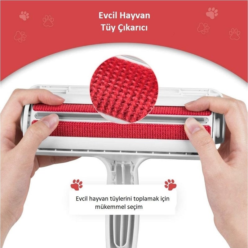 Kapsam Scope Hand Seiner with Bowl Cat Dog Sweater Clothes Clothes Carpet Bedding Lint Cleaner Bristle Dust Collector  - Image 2