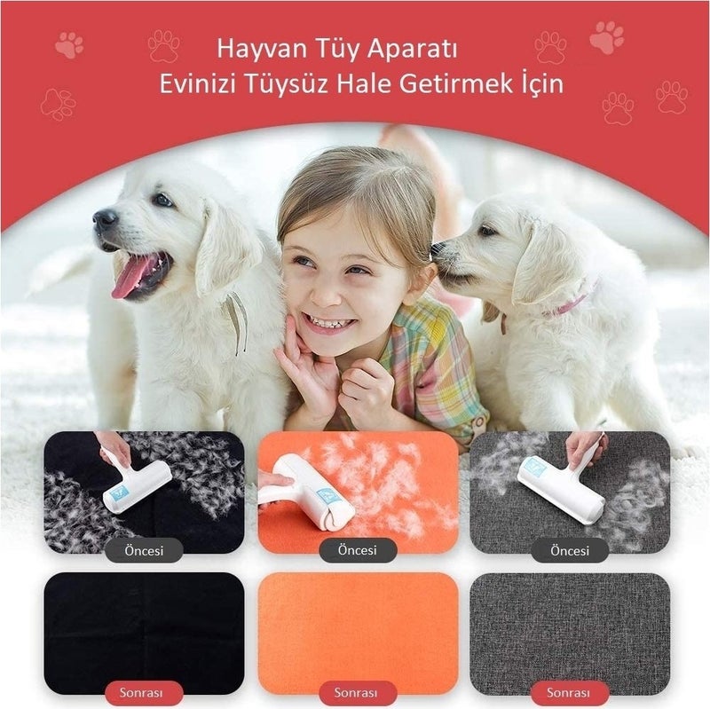 Kapsam Scope Hand Seiner with Bowl Cat Dog Sweater Clothes Clothes Carpet Bedding Lint Cleaner Bristle Dust Collector  - Image 4