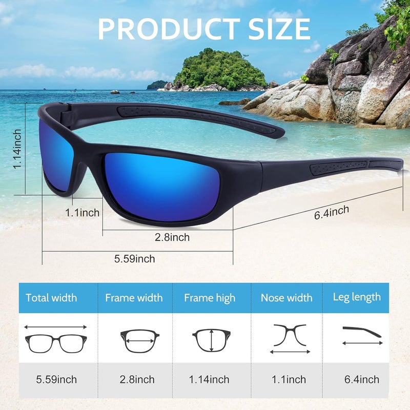 Duduma Sports Polarized Sunglasses for Men Women Baseball Cycling Golf Fishing Sun Glasses UV Blocking Tr8116 - Image 5
