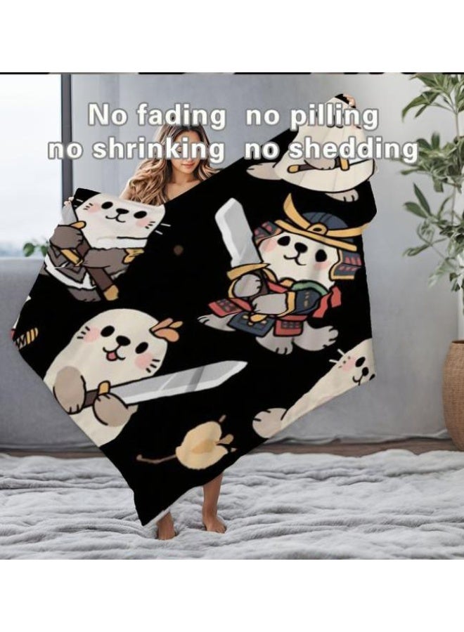 عام بطانية رقيقة من الفانيلا الكرتونية للأطفال والرضع (دافئة ومريحة، ومناسبة للنوم والألعاب) 70 سم * 100 سم - Image 5