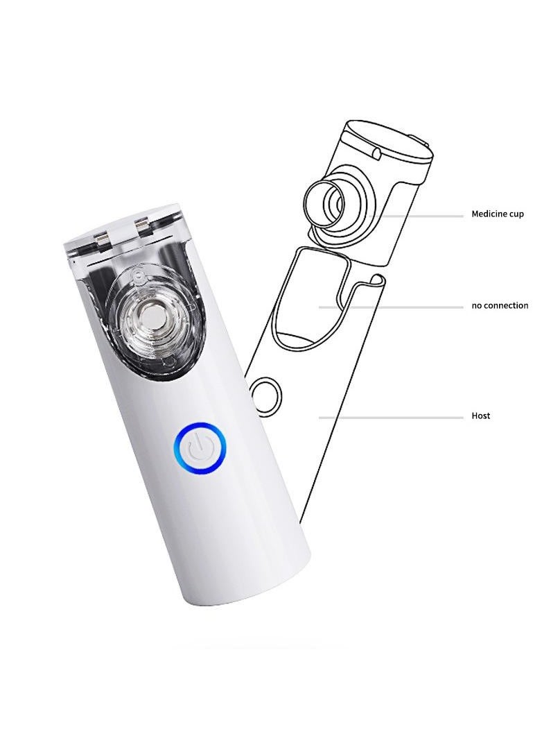 Generic - Nebulizer Machine for Adults and Kids, Portable and Handheld Mesh Nebulizer for Breathing Problems with 3 Masks, Ultrasonic Mesh Nebulizer - Image 1
