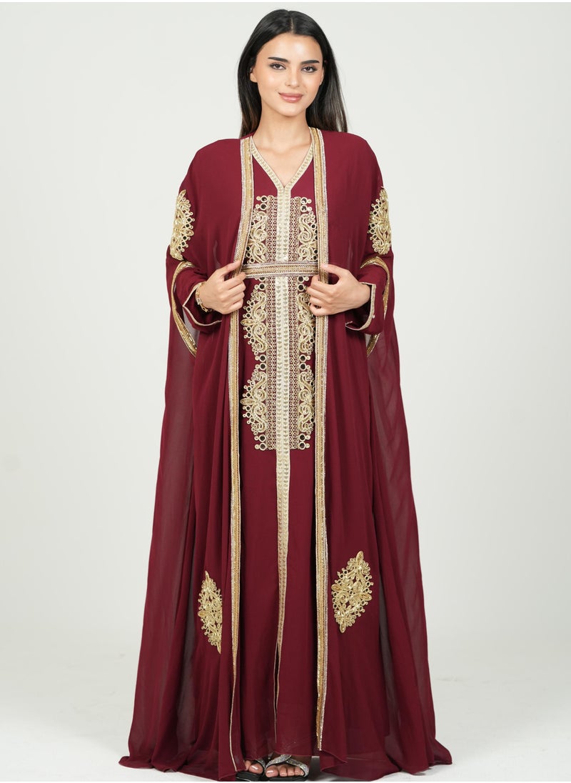 AL BENT AL SHARQIEH ladies kaftan dress jalabia  - Image 1