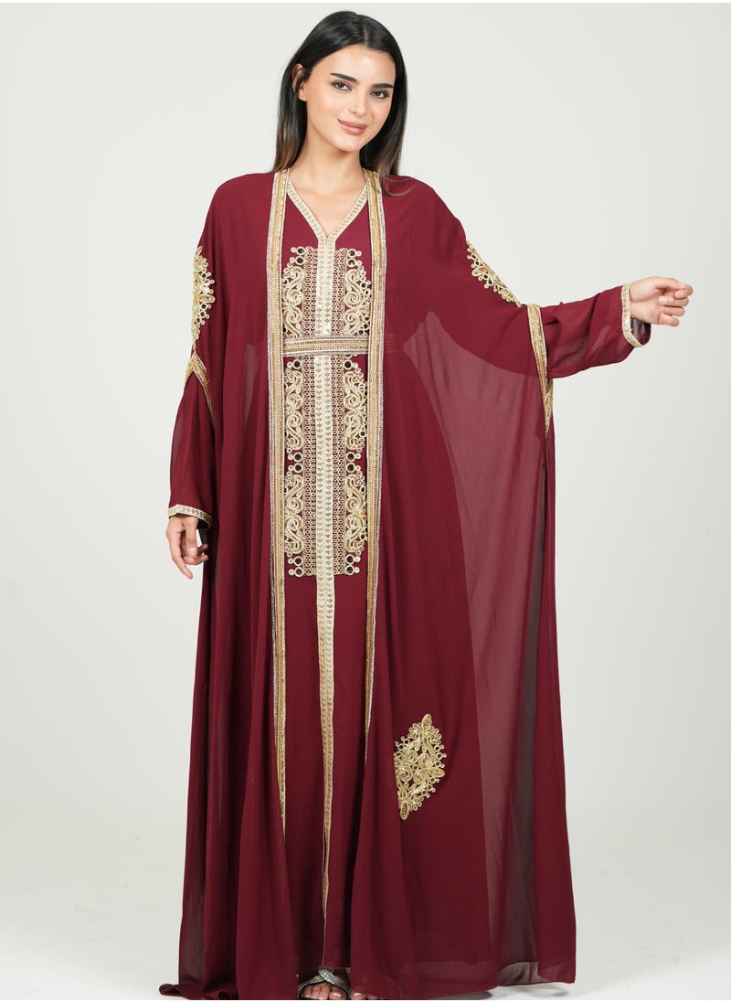 AL BENT AL SHARQIEH ladies kaftan dress jalabia  - Image 2