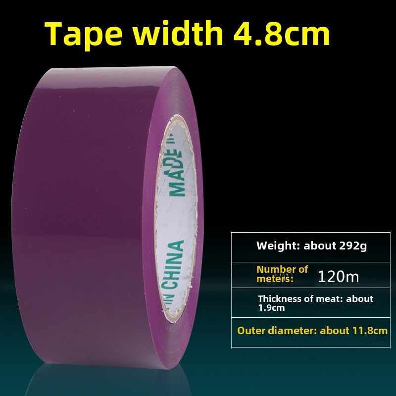Generic 48mm Strong Adhesive Packaging Tape Colorful BOPP Sealing Purple 