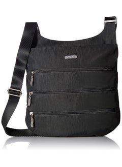 Baggallini Unisex Adult Big Zipper Travel Crossbody Cross Body Handbags Gray One Size Us  - Image 1