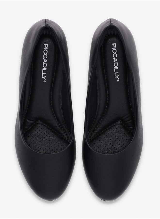 Piccadilly - Women Round Toe Slip-On Shoes with Block Heels - Image 1
