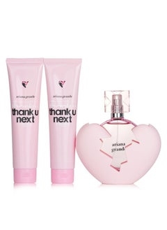 Ariana Grande Ariana Grande Thank U Next Gift Set 100ml Perfume + 100ml Body Lotion + 100ml Shower Gel  - Image 2