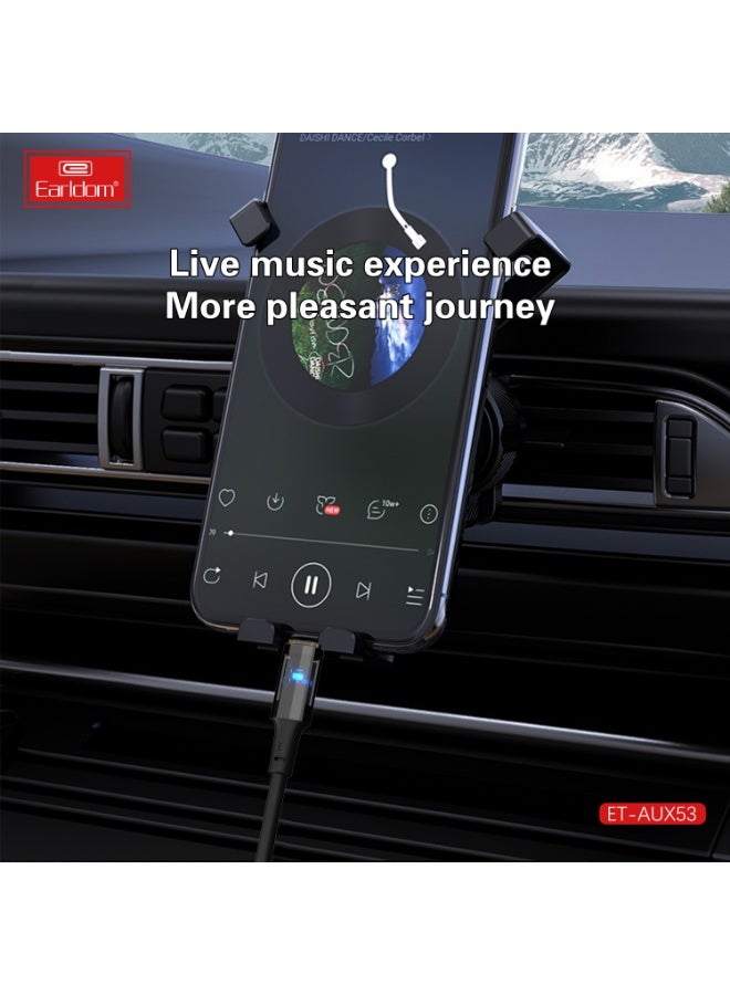 Earldom cable ET-AUX53 to Type-C 3.5mm  1.0m Black - Image 3