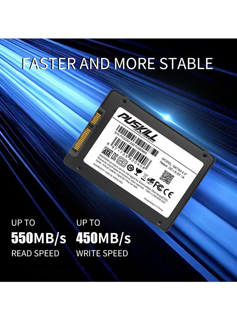 PUSKILL 1TB SSD Solid State Drive SATA3 Hard Disk for Desktop Laptop - Image 2