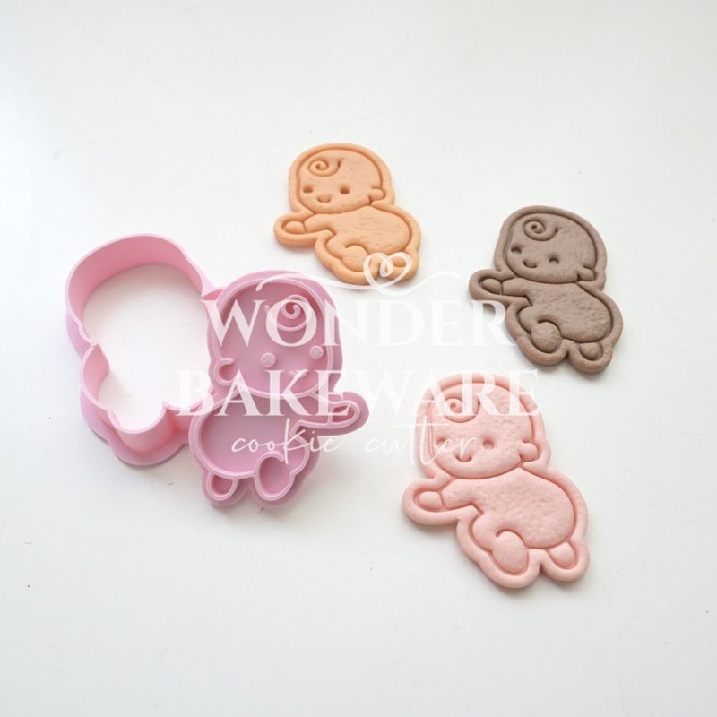 3D Baby Theme Cookie Cutter Cartoon Embosser Biscuit Baking Cutter Set for Christmas Easter - Image 2
