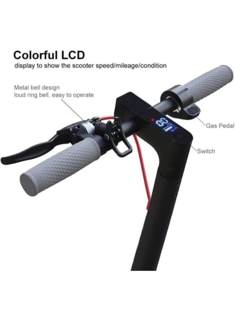 Winner High-Speed Foldable Electric Scooter 350W Brushless Motor Turn Signals Free Helmet, Lock & Vest Black  - Image 2
