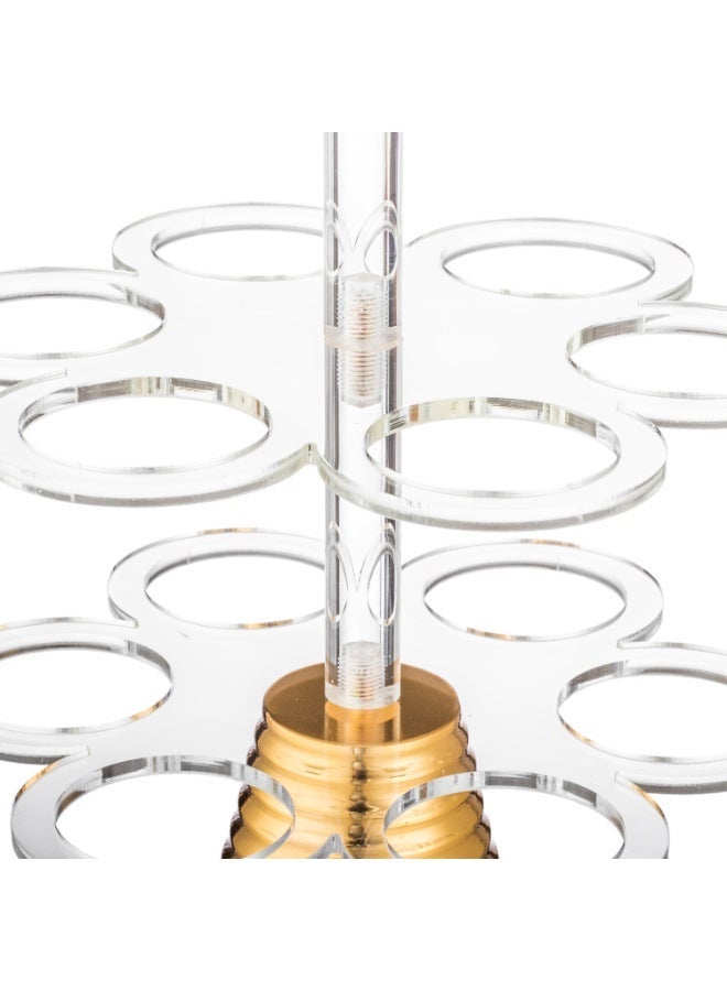 Dania ✨ A luxurious acrylic coffee cup holder with a gold base – holds 12 cups to organize your hospitality in style ☕👑 - Image 5