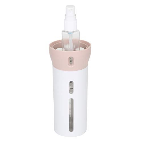 Travigo 4-in-1 Travel Dispenser Bottle, TSA Approved,Includes Four Empty Reusable 1.4 oz. (40 mL) Cosmetic Toiletry Containers for Sanitizer, Soap, Lotions, Skincare, Makeup Products (Pink) - Image 2