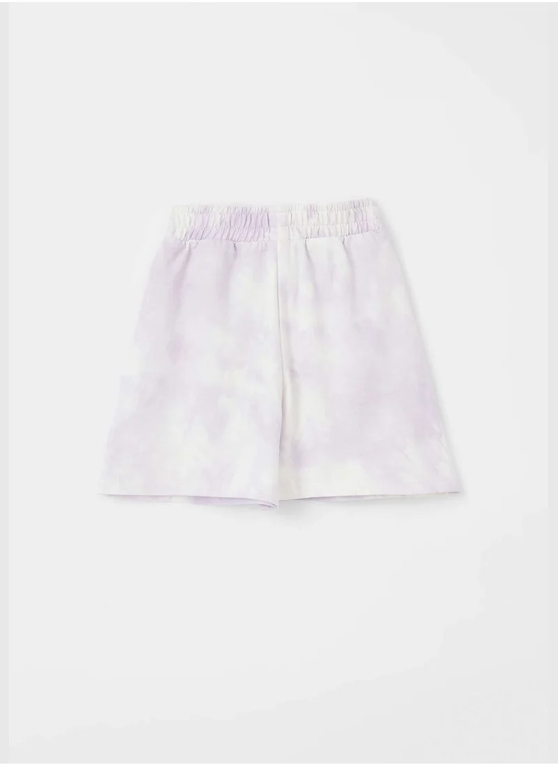 DeFacto Patterned Elastic Waist Shorts