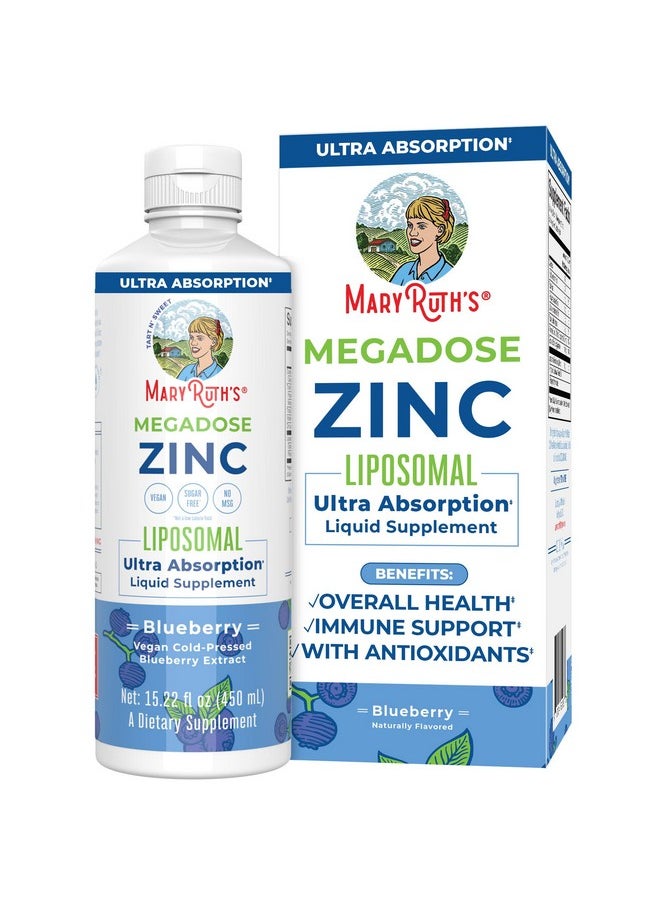 MaryRuth Organics Nutritional Supplement | Liposomal Liquid Zinc Supplement with Vitamin E | Overall Health and Skin Care | Blueberry | Vegan, Non-GMO, Gluten Free, No Sugar Added | 15.22 Fl Oz - pzsku/ZA4390FE7D423288A608CZ/45/_/1739882374/8616e11a-2400-45e7-aada-e02508a85435