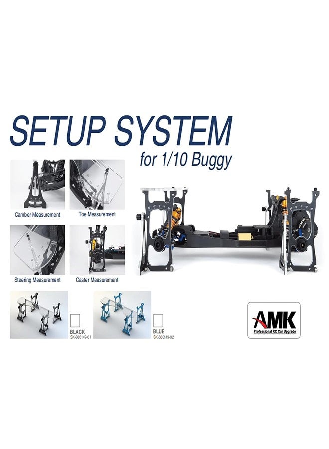 AMK أداة ضبط محاذاة سيارة RC متعددة الوظائف 1/10 - مقياس الزاوية، مقياس الانزلاق، مقياس ضبط التعليق لسيارة RC 1/10، أداة ضبط التعليق والتوجيه النهائية من الألمنيوم - Image 2