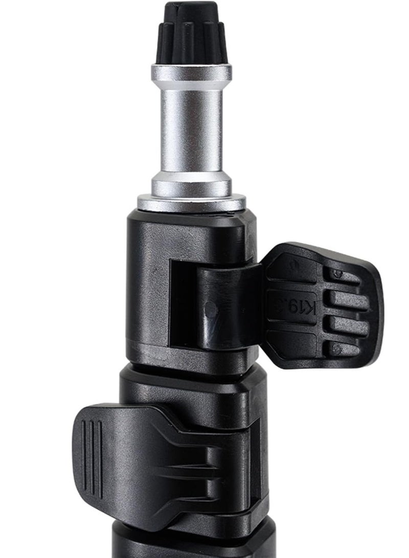 أبتشر حامل إضاءة APUTURE Amaran (2 متر) | ترايبود ألومنيوم محمول لمصابيح LED والتصوير الفوتوغرافي - Image 4