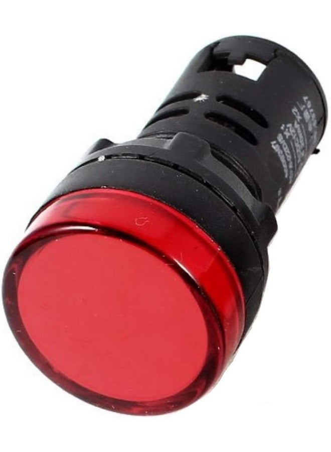 Royal Apex Led Pilot Panel Indicator Lamp Led Voltage Indication Panel Light Warning Light Pack Of 1 Red - Image 1