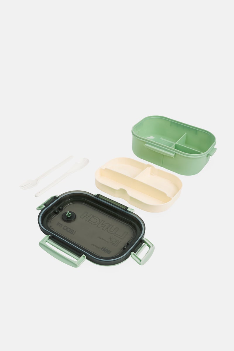 YAH Creation Leak Proof Bento Lunch Box, Sage Green - Image 3
