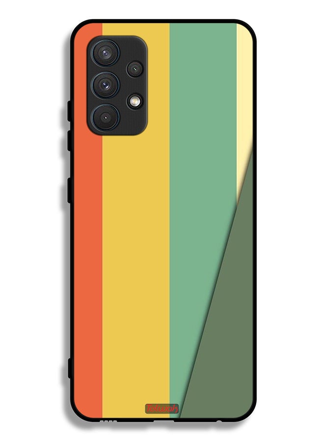 Tolwak Samsung Galaxy A32 4G Protective Case Cover Simple Pattern - Image 1