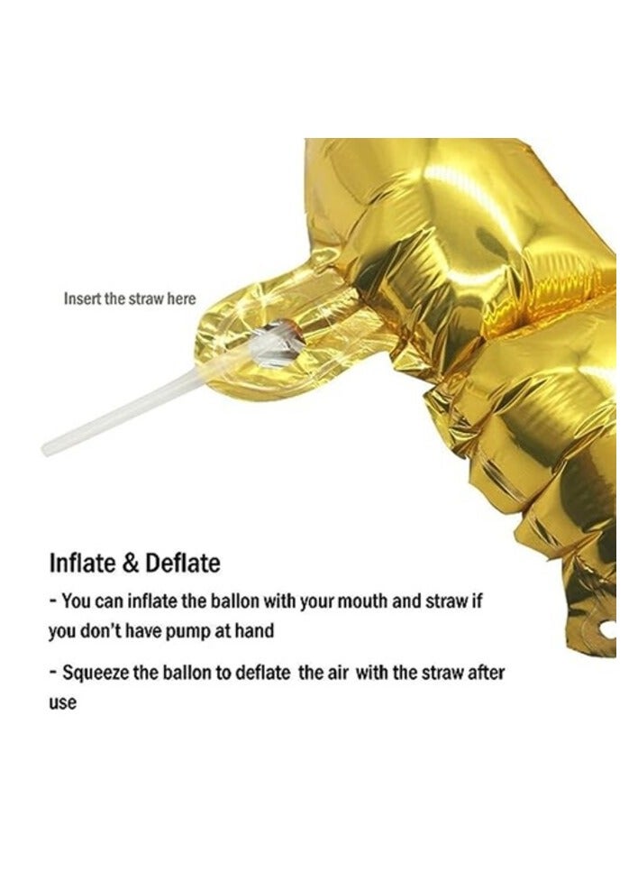 ITALO NIGHT PARTY GOLD COLOUR FOIL BALLOON FOR PARTY DECORATION 16 INCH SIZE - Image 3