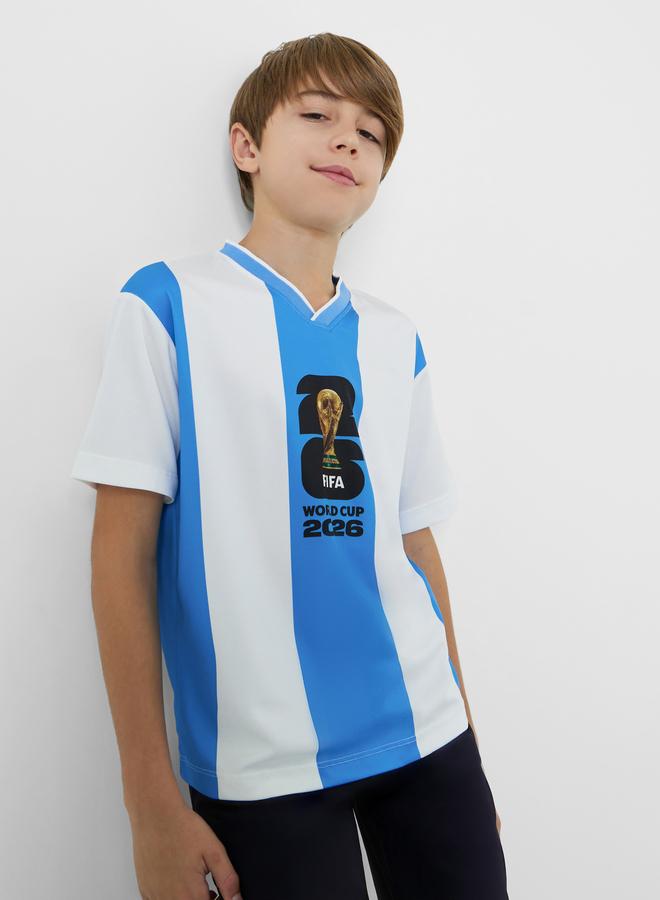 Styli Teen Boys FIFA Theme Argentina Print Jersey T-Shirt - Image 1