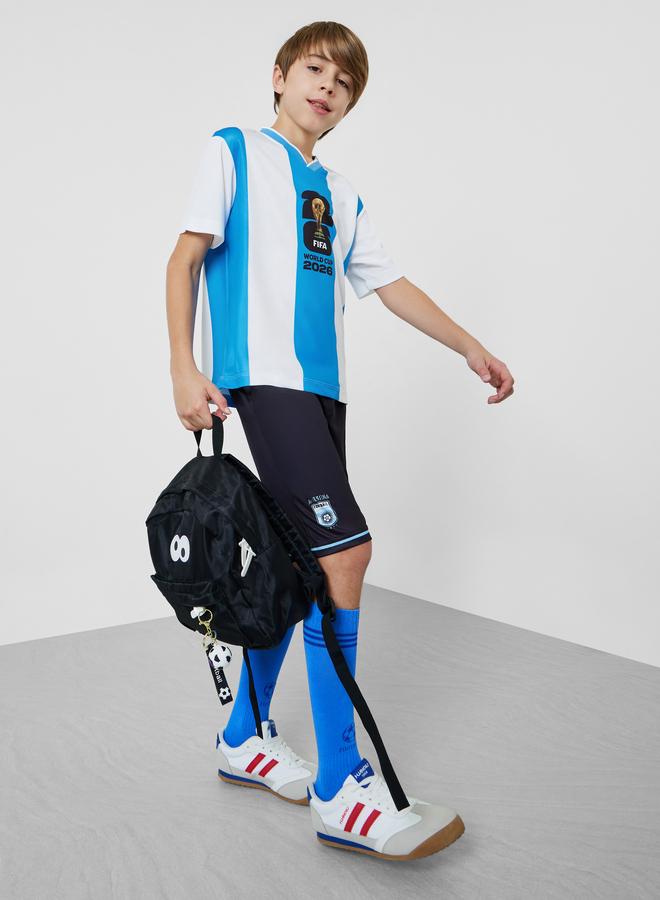 Styli Teen Boys FIFA Theme Argentina Print Jersey T-Shirt - Image 2