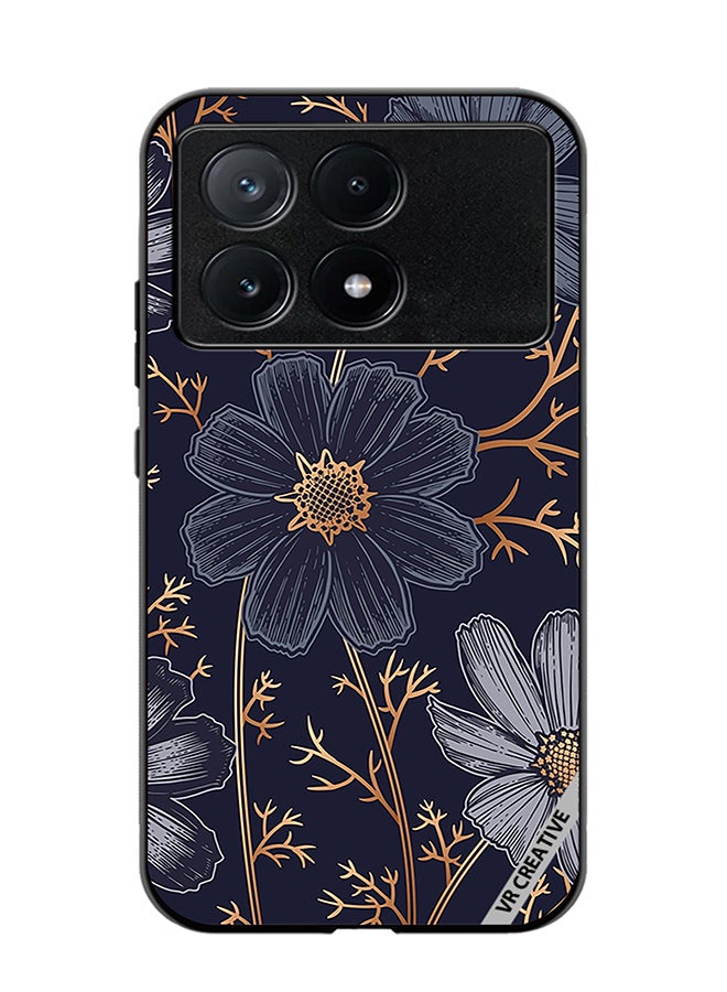 VR CREATIVE Protective Case Cover For Xiaomi Poco X6 Pro Flower Design Multicolour - Image 1