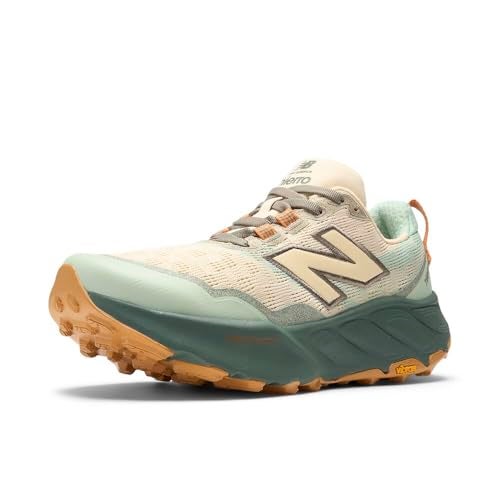 New Balance Women's Fresh Foam X Hierro V9 Trail Running Shoe, Calcium/Dark Juniper, 5 M - Image 4