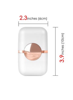 Excefore Washable and Reusable Lint Roller, Lint Roller for Pet Hair, Travel Lint Remover Brush for Pet Hair, Portable Dual Head Pet Hair Remover for Clothes, White  - Image 4