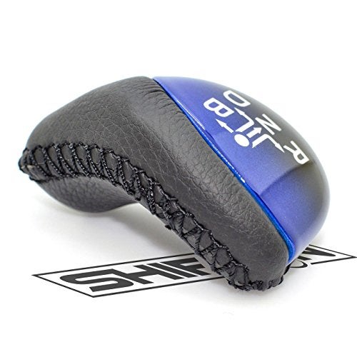 SHIFTIN Black Carbon Fiber Gear Shift Knob for Toyota Auris Prius Plug-in Hybrid (Black Leather/Carbon Fiber Pattern) - Image 3