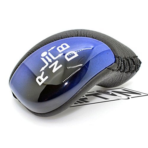 SHIFTIN Black Carbon Fiber Gear Shift Knob for Toyota Auris Prius Plug-in Hybrid (Black Leather/Carbon Fiber Pattern) - Image 5