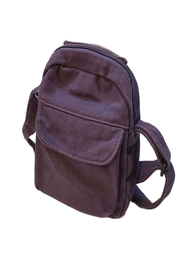SINGUYUN Crossbody Dumpling Bag Shoulder Bag Hobo Style Handbags Single Shoulder Bag for Women & Men Travel Small Messenger Bag (Purple) - Image 1
