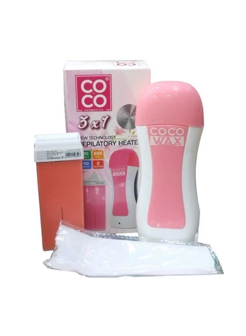 كوكو جهاز تسخين الشمع لإزالة الشعر 40 واط 3 في 1 - Image 1