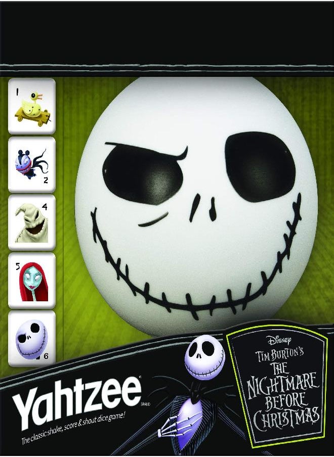 USAopoly Disney Yahtzee The Nightmare Before Christmas Dice Game | Collectible Jack Skellington Toy | Family Dice Game & Travel Games  - Image 2