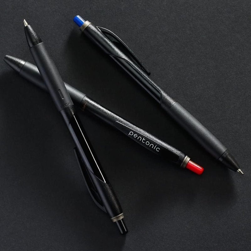 Pentonic قلم حبر جاف قابل للسحب B-RT 0.7 مم عبوة بلاستيكية | حبر أزرق | مجموعة من 10 - Image 4